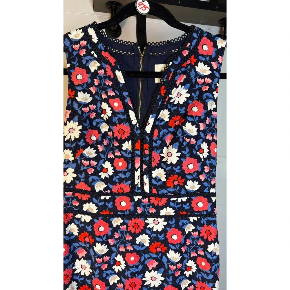 NWOT Kate Spade Shore Thing Daisy Jacquard Sheath Dress (MSRP: $498) Size 0